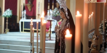 La Virgen de la Soledad estará mañana expuesta a la veneración en su paso