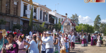 La Hermandad del Rocío traslada su casa de hermandad a la calle Ajolí para la Romería de 2023