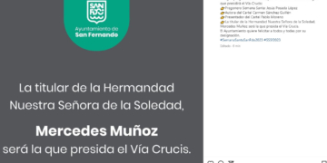 El Ayuntamiento confunde a la Soledad con su Hermana Mayor y asegura que será la que presida el Vía-Crucis de las hermandades