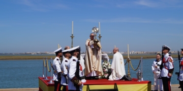 El AJAL y el Arzobispo Castrense presidieron la Bendición del Mar en la Carraca