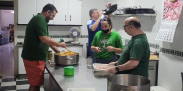 La cocina solidaria del Huerto un nuevo mes en marcha