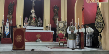 Una Función pone fin a los cultos en honor de la Virgen de los Dolores del Nazareno