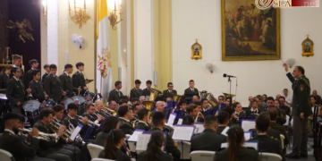 Excelente homenaje de Agripino Lozano con sus marchas a José Ribera y Moreno Fraile