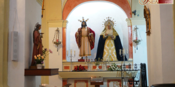Así queda el altar de diario de Cristo Rey tras ser reformado