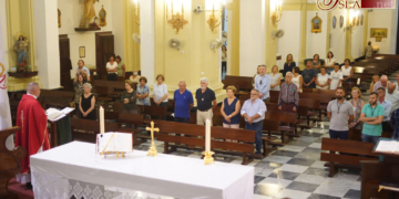 Los hermanos de Santa Elena celebraron con una misa la festividad de la Exaltación de la Cruz