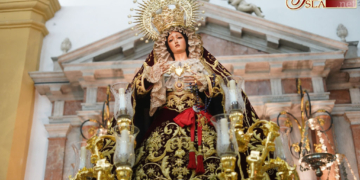 La Virgen de los Dolores de Nazareno sale hoy en rosario de antorchas tras el paréntesis desde 2019