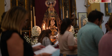Con el rezo de vísperas los Servitas anunciaron la llegada de una nueva festividad de los Dolores