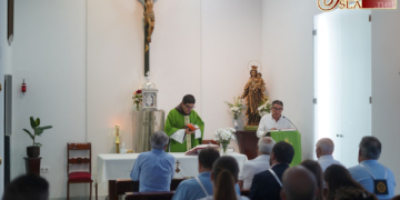 Misericordia celebró los cultos de octubre junto a las Carmelitas Descalzas