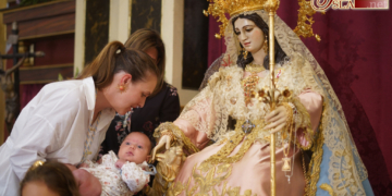 Regreso de la presentación de los niños ante la Divina Pastora