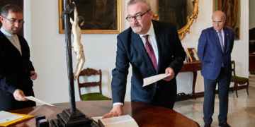 Rafael Guerrero toma posesión como delegado episcopal para las Hermandades y Cofradías