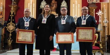 José Coto, Juan Guerrero y Antonio Garnárez recibieron el nombramiento como Hermanos de Honor de Medinaceli