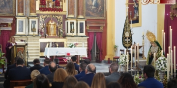 Besamano, Función y Pregón de Olga Rodríguez para conmemorar la festividad de la Esperanza en el Huerto