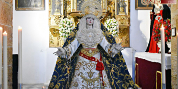 La Virgen de la Luz en veneración hasta mañana en la Iglesia de Santa Cruz de Cádiz