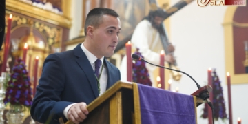 Iván Oliva Linares ofreció un pregón con mensaje para los jóvenes