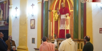 Los hermanos del Huerto bendijeron la nueva imagen del Beato Marcelo Spínola