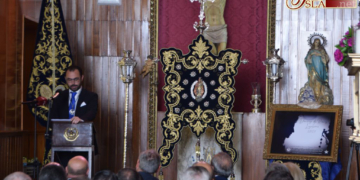 Los versos de José María Belizón y las marchas lebrijanas anuncian un nuevo Domingo de Ramos en La Salle