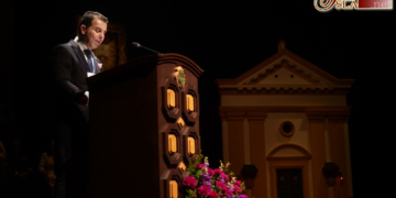 Jesús Posada borda un pregón mariano y pastoreño de anuncio de la Semana Santa