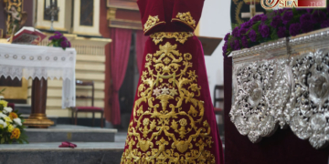 Así es la nueva saya bordada de Gracia y Esperanza Coronada