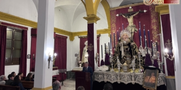 La Virgen de los Desamparados en su palio anuncia la cuenta atrás para un nuevo Viernes Santo