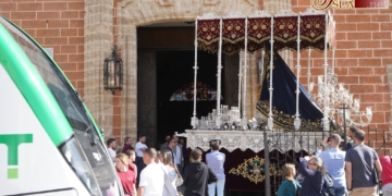 Así llegó el paso de la Virgen de los Dolores del Nazareno a la Iglesia Mayor