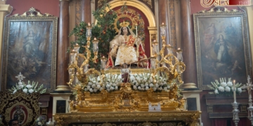 Mariana Moreno Cruceira designada para felicitar a la Pastora en el inicio del 15 de agosto