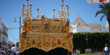 El paso de Santa Elena ya en San Francisco a la espera de la salida del próximo sábado