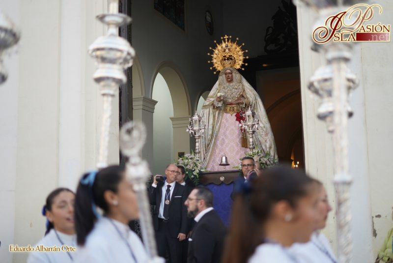 Con la Virgen de la Estrella se cerró el ciclo de rosarios de antorchas en el mes de mayo