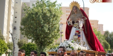 La Virgen de las Penas regresó a su templo tras una semana junto a los usuarios de UPACE