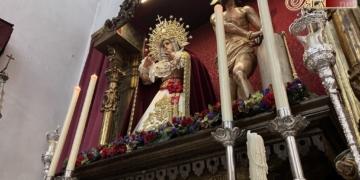 Con el final de la pandemia del coronavirus se apagó la vela del altar de Columna que lo recordaba