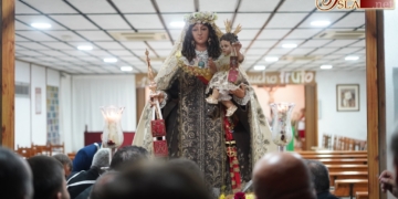 La Virgen del Carmen llegó a la ‘catedral’ del Buen Pastor junto al amor de todo el barrio de Gallineras