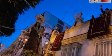 La Capilla de la Vera-Cruz acogió con todos los honores a la Patrona en su sexto día de traslado