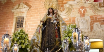 La Patrona se trasladó a la Iglesia Mayor para participar el domingo en el Corpus