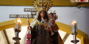La Patrona se acerca a sus dominios con la llegada a la Parroquia de San Marcos Evangelista