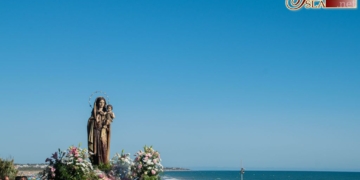 La Virgen del Carmen Atunera: Procesión por tierra y mar en Chiclana