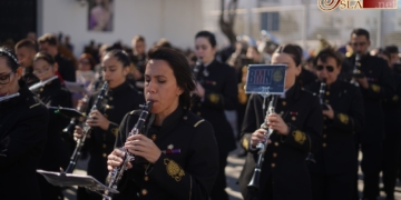 La Banda de Música del Nazareno acompañará a la Virgen de las Angustias en el traslado de ida de la Magna