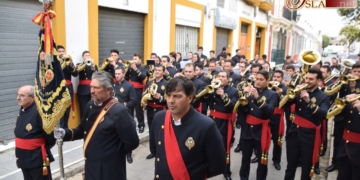 Misericordia recupera las cornetas en su misterio de la mano de ‘Rosario y Victoria’ de Sevilla