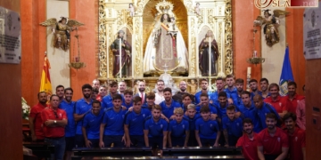 El San Fernando se encomienda a la Virgen del Carmen y la Pastora ante el inicio de una nueva temporada