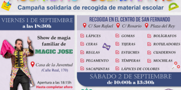 El Grupo Joven de Nazareno lanza su campaña de recogida de material escolar