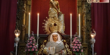 Ayer comenzaron los cultos en honor de la Virgen de las Lágrimas