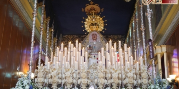 El coro del Colegio de La Salle acompañará a la Virgen de la Estrella hasta el recorrido oficial de la Magna Mariana