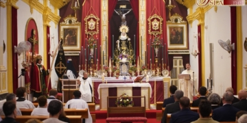 Función en la Vera-Cruz en honor de la Virgen del Mayor Dolor