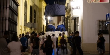 JCC se reencuentra con el palio de la Piedad 24 años después en un ensayo para la Magna Mariana