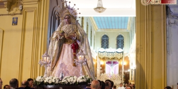 La Virgen de la Estrella ya en La Salle a la espera de la histórica Magna Mariana