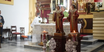Los hermanos de la Misericordia celebraron con una misa la festividad de los santos Cosme y Damián