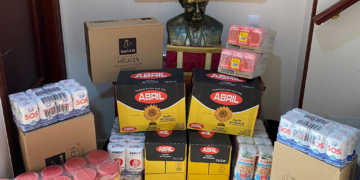 Huerto entrega cerca de media tonelada de alimentos a Cáritas con motivo de la Magna Mariana