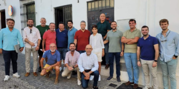 Vera-Cruz visita al Perdón de Arcos antes del traslado del paso a San Fernando