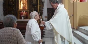 Eucaristía y veneración a la reliquia de San Francisco de Asís en Medinaceli