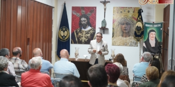 Antonio Moreno disertó sobre la Hermana Cristina en la casa de hermandad de Cristo Rey