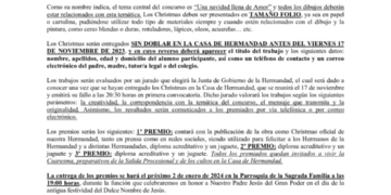 Gran Poder da a conocer las bases de la XI edición del concurso infantil de christmas ‘Una Navidad llena de Amor’