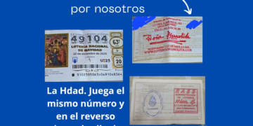 La Junta del Rocío denuncia la venta de décimos de Lotería de Navidad por personas ajenas a la misma
